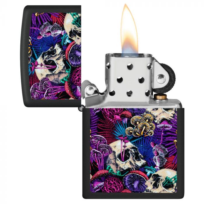 Zippo Designs Pyschedelic Mushroom Design