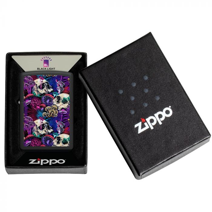 Zippo Designs Pyschedelic Mushroom Design