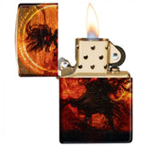 Zippo Designs Wizard of Evil Spirits Design