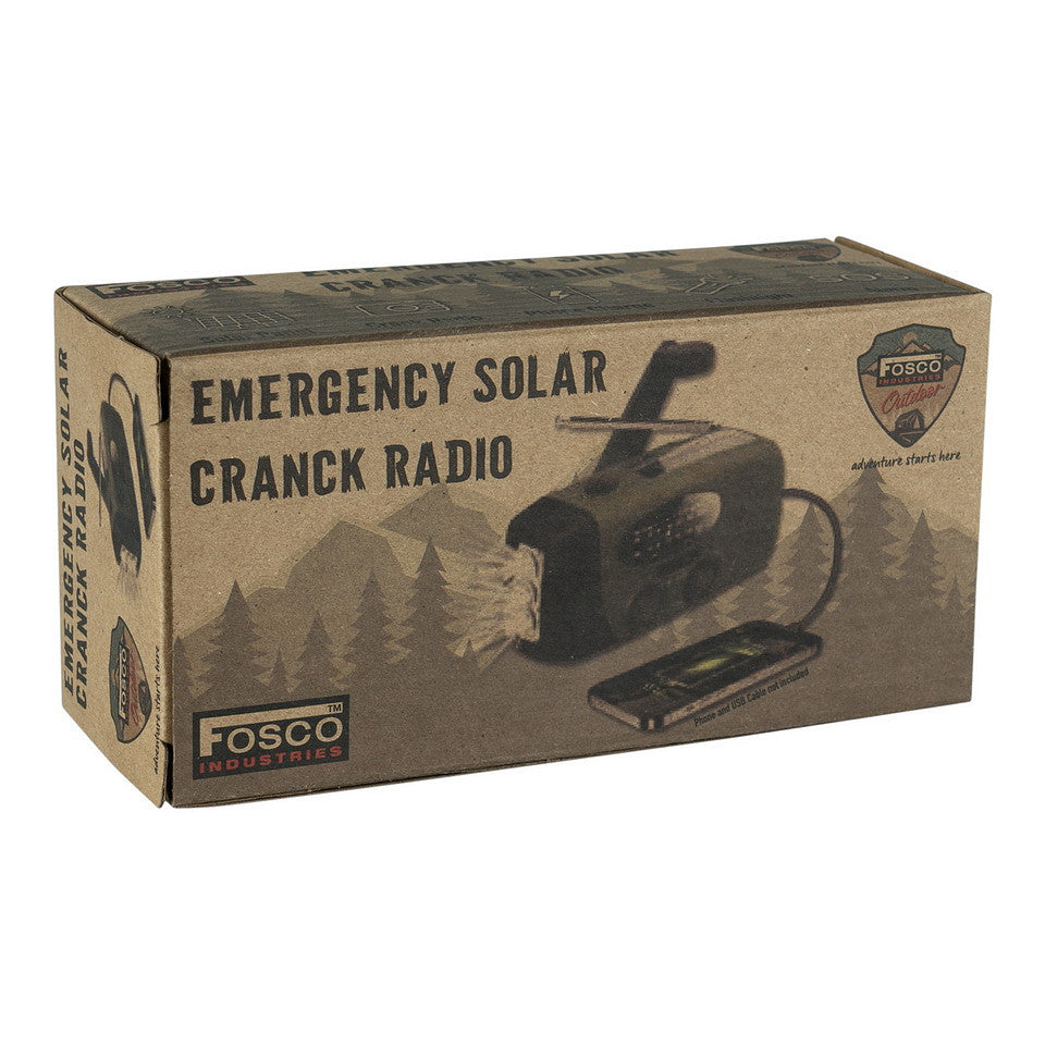 Fosco noodradio preppen met handzwengel incl zaklamp