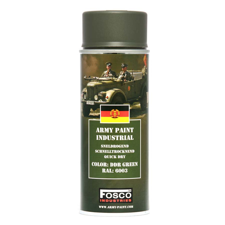 Fosco Spuitbus Legerverf 400 ML - DDR Green