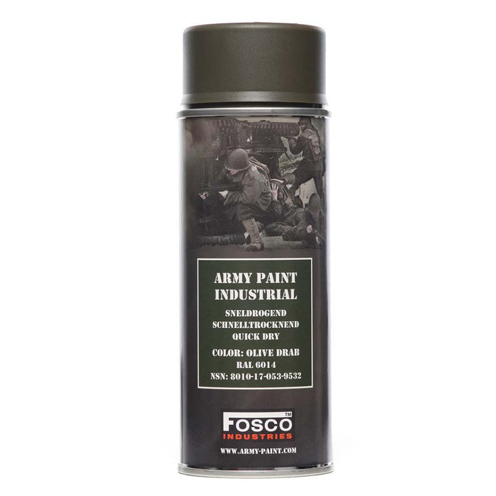 Fosco Spuitbus Legerverf 400 ML - Olive Drab