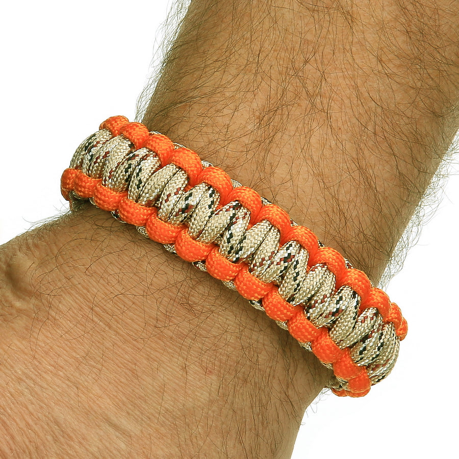 BCB Paracord iron buckle 9 inch - Oranje