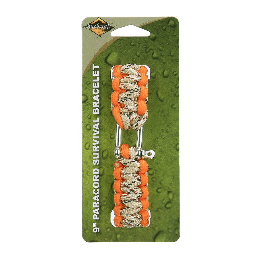 BCB Paracord iron buckle 9 inch - Oranje