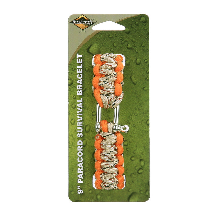 BCB Paracord iron buckle 9 inch - Oranje