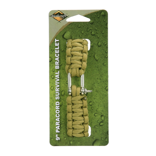 BCB Paracord iron buckle 9 inch - Coyote