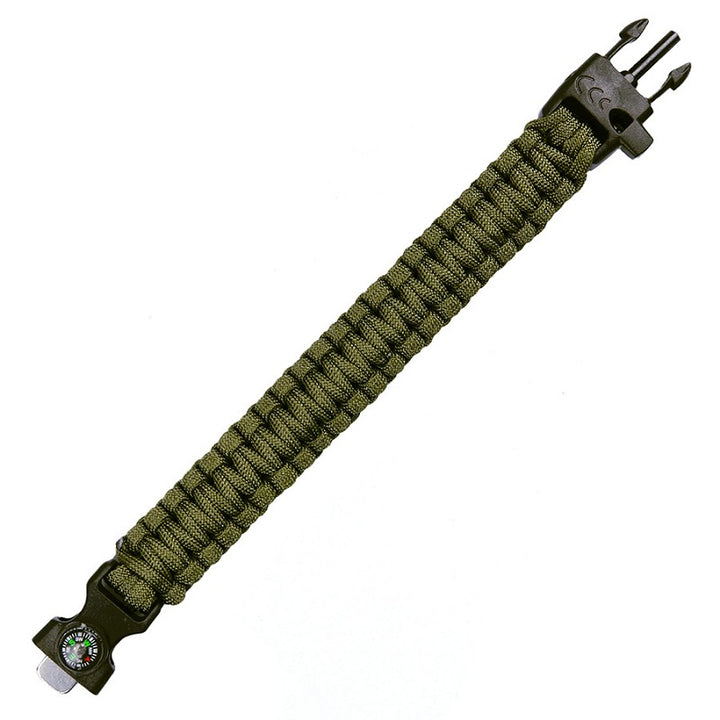 Paracord survival kompas 8 inch JYFPB04 - Groen