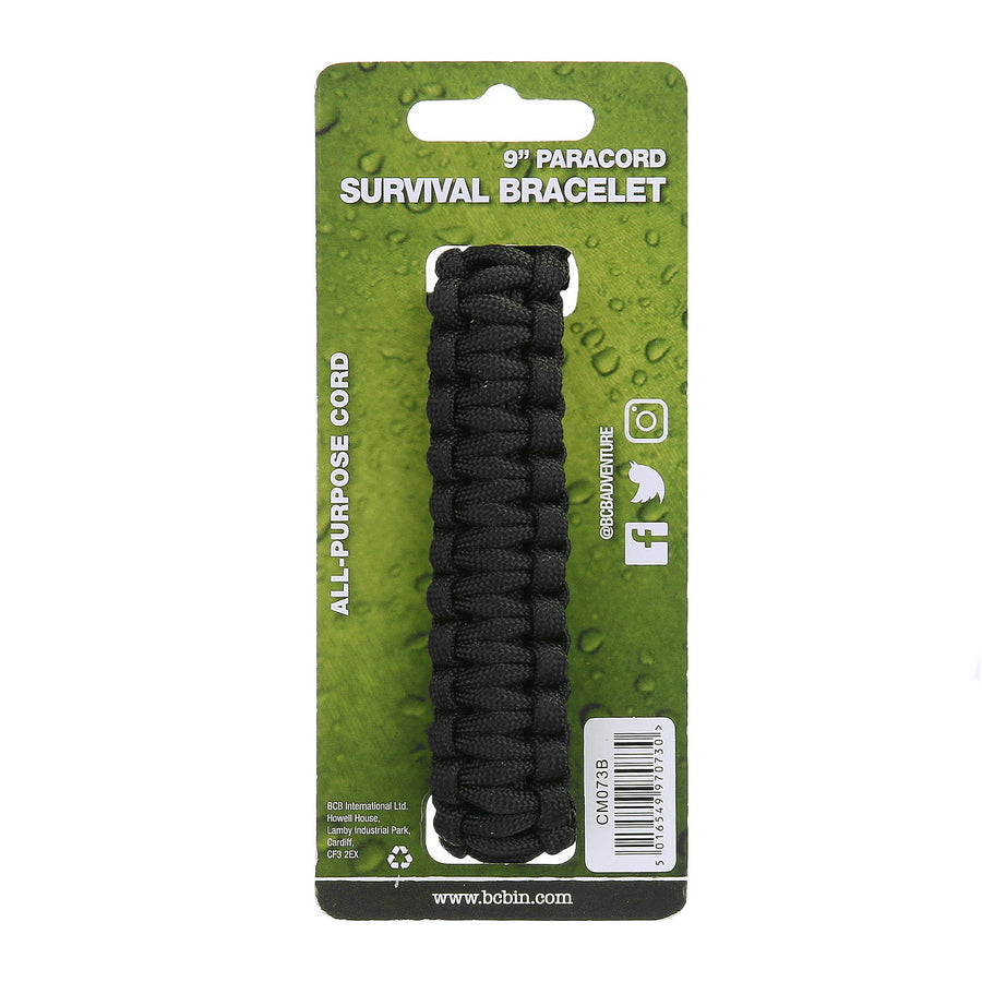 BCB Paracord 9 inch - Zwart