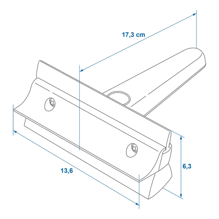 ProPlus Raamtrekker 13,6 cm met spons en ijskrabber 3 in 1
