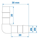 ProPlus Slangtule haaks 8mm 2 stuks in blister