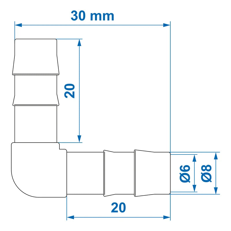 ProPlus Slangtule haaks 8mm 2 stuks in blister