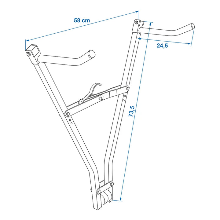 ProPlus Fietsdrager Voor Trekhaak - Klick Fast II - Maximale Belasting 30 kilo