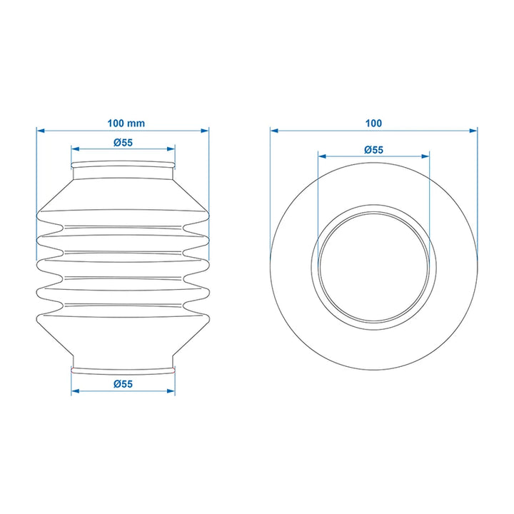 ProPlus Stofhoes voor oplooprem 55mm