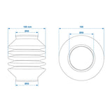 ProPlus Stofhoes voor oplooprem 55mm in blister