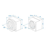 ProPlus Glijlager voor oplooprem geschikt voor AL-KO 35x42,5x40 - 30S 60S/2 90S/3 1996-