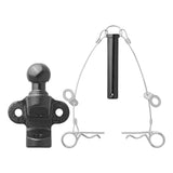 ProPlus Trekhaakkogel zwart gecombineerde tweevoudige uitvoering D17,2/S200 E-gekeurd