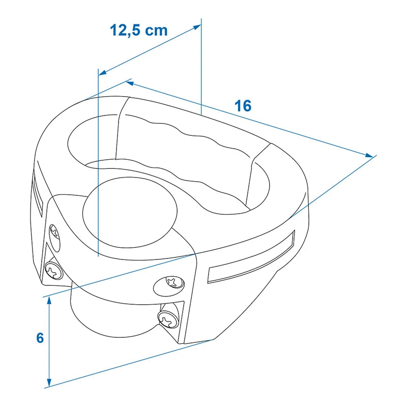 ProPlus Handgreep voor neuswiel 48mm
