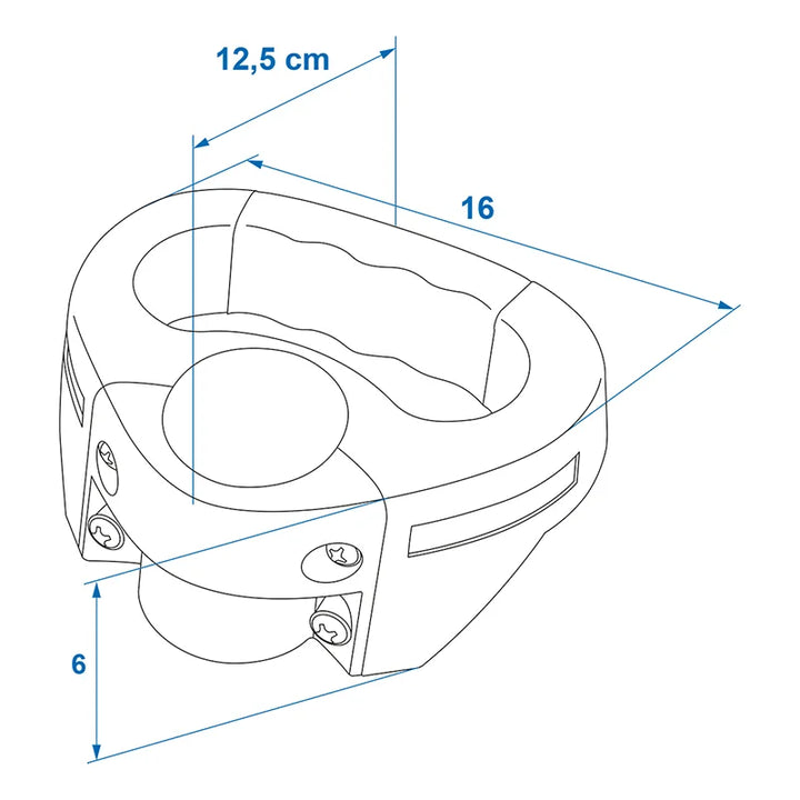 ProPlus Handgreep voor neuswiel 48mm