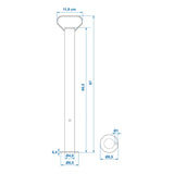 ProPlus Steunpoot 48mm 650mm