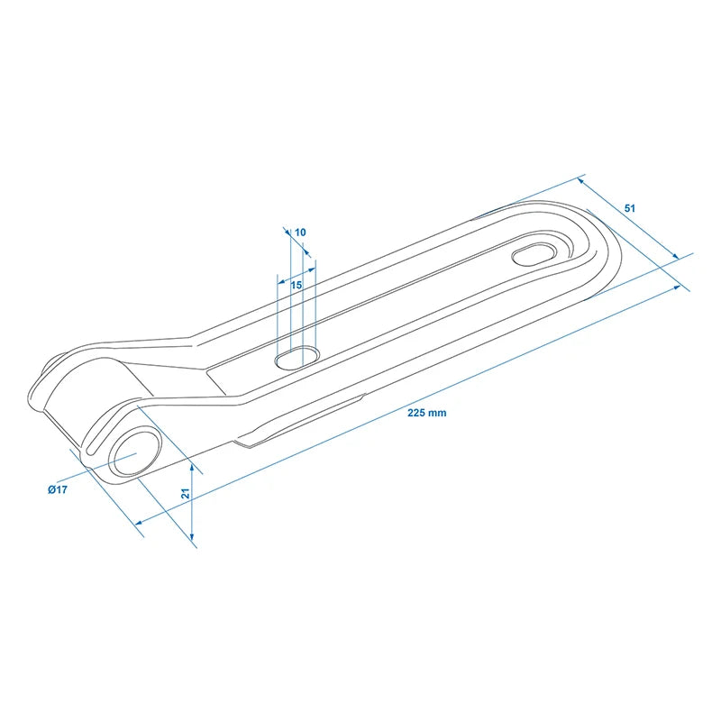 ProPlus Klepscharnier 220mm