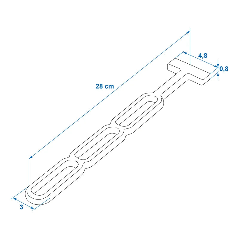 ProPlus Spanrubber 3-gaats in blister