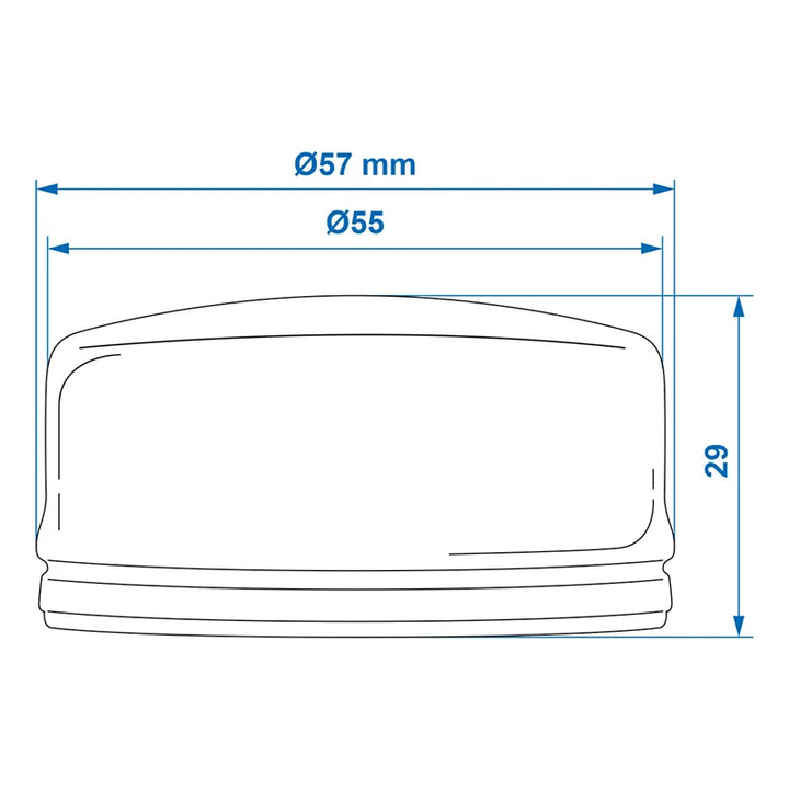 ProPlus Naafdop Ø55mmx29mm geschikt voor AL-KO