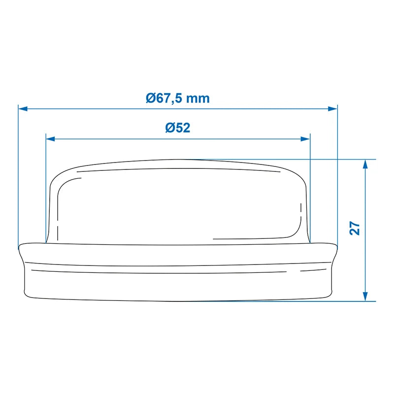 ProPlus Naafdop Ø64mmx28mm geschikt voor Knott