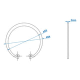 ProPlus Seegerring Ø60mm