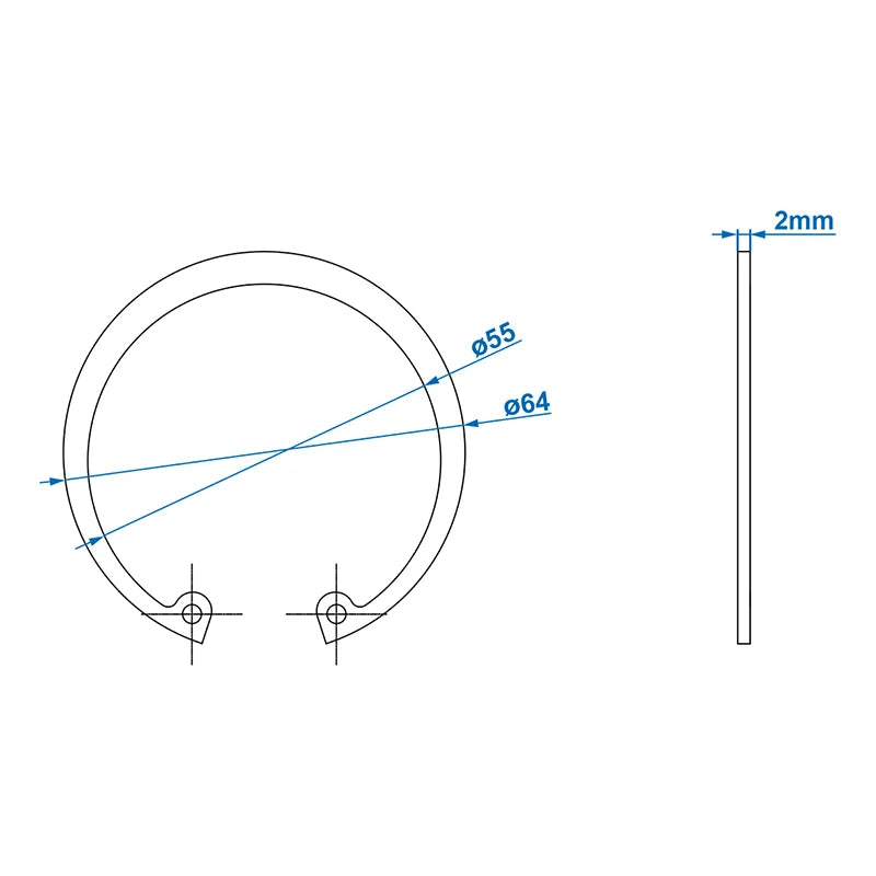 ProPlus Seegerring Ø60mm