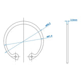 ProPlus Seegerring Ø64mm