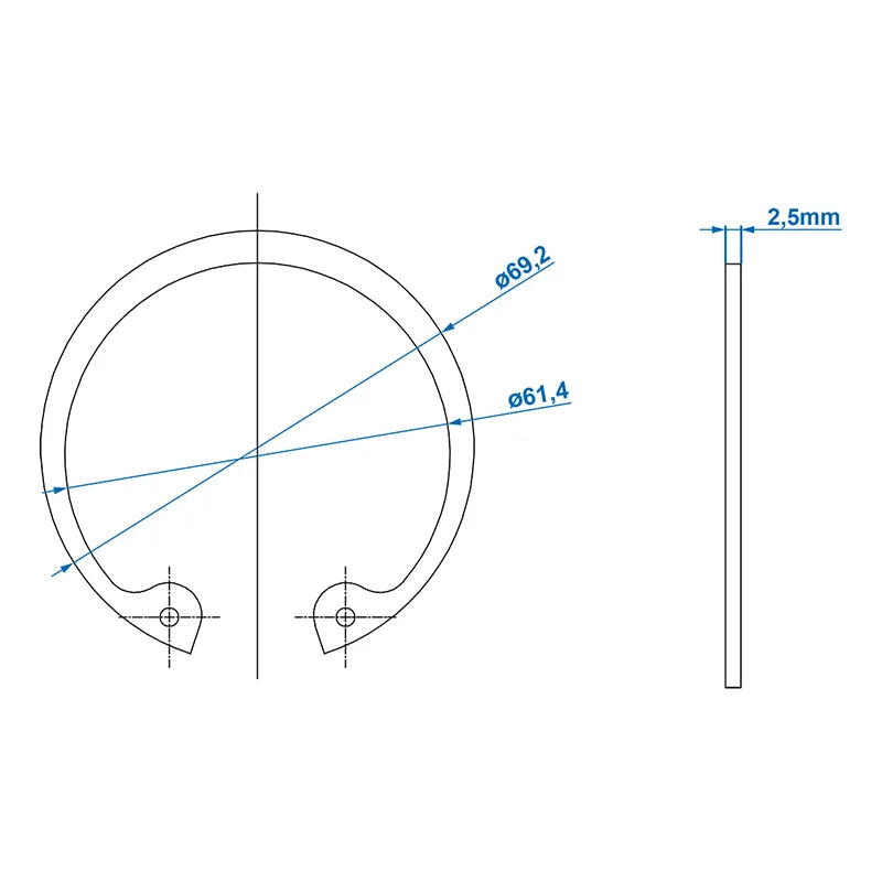 ProPlus Seegerring Ø64mm