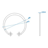 ProPlus Seegerring Ø72mm