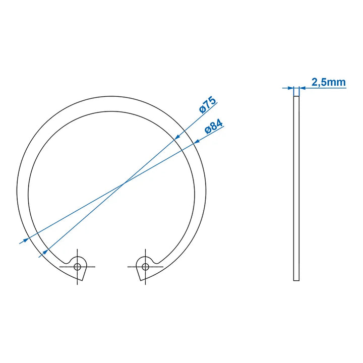 ProPlus Seegerring Ø80mm