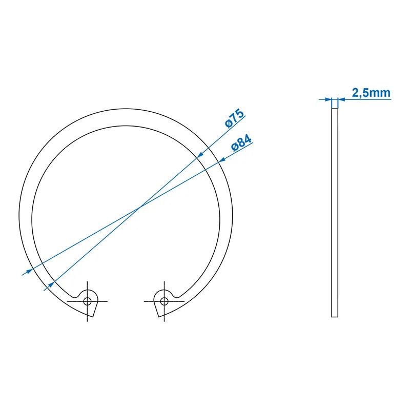 ProPlus Seegerring Ø80mm