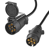 ProPlus Verlengkabel 3M met stekker en doos 7-polig