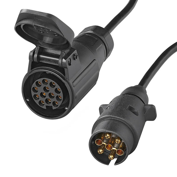 ProPlus Verloopkabel 80 cm - 7 Polig Stekker naar 13 Polig Contrastekker