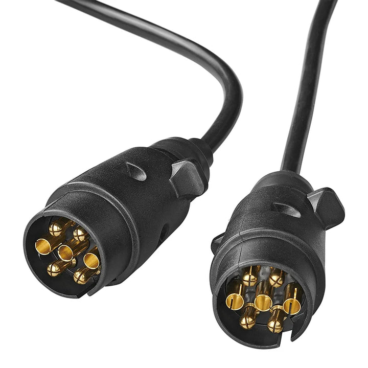 ProPlus Verlengkabel 5M met 2x stekker 7-polig PVC