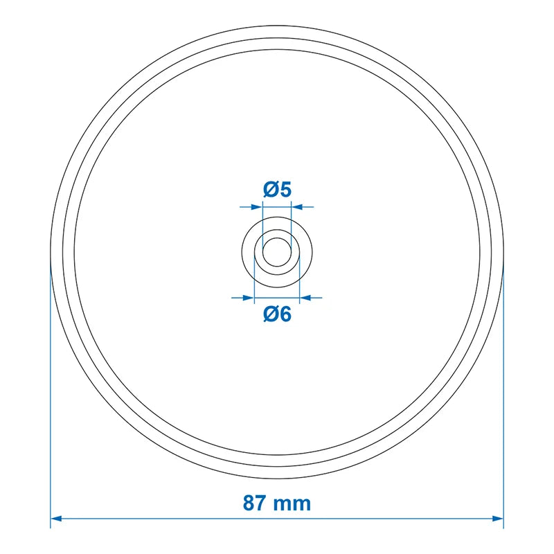 ProPlus Reflector wit 80mm schroefbevestiging 2 stuks in blister