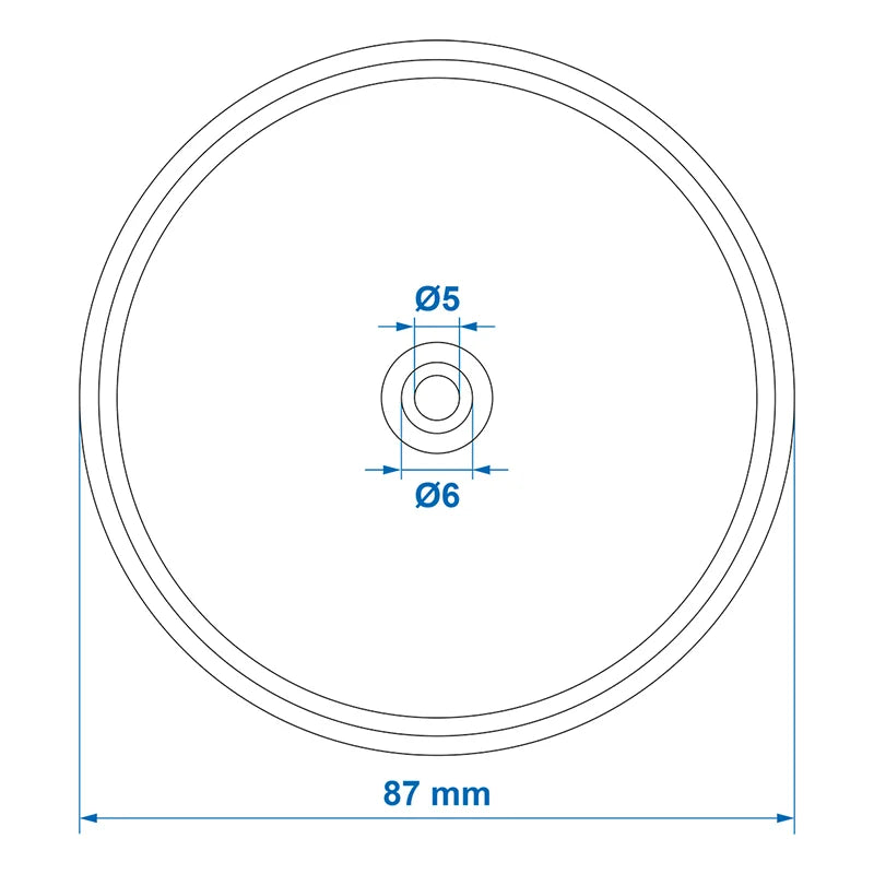 ProPlus Reflector rood 80mm schroefbevestiging