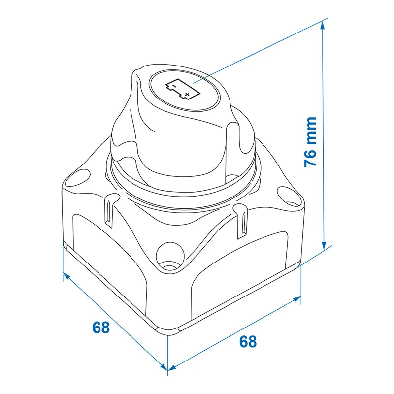 ProPlus Hoofdstroomschakelaar 12-48V 275/1250A ON/OFF