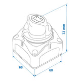 ProPlus Hoofdstroomschakelaar 12-48V 275/1250A 1-2-BOTH-OFF