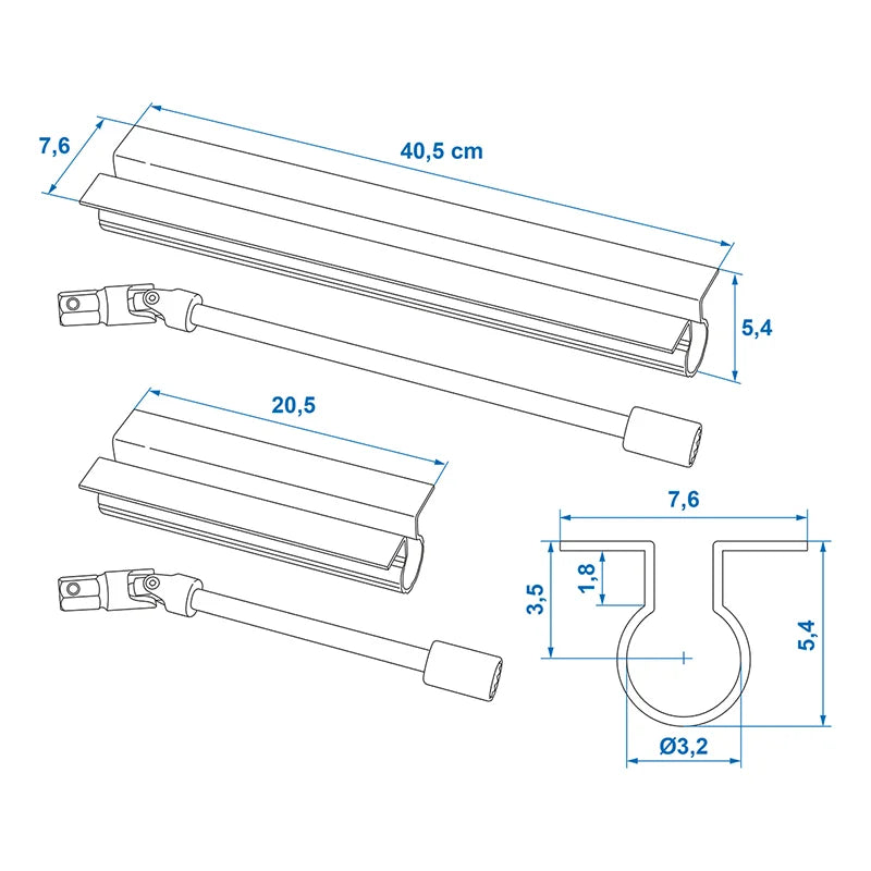 ProPlus Uitdraaisteun comfort kit