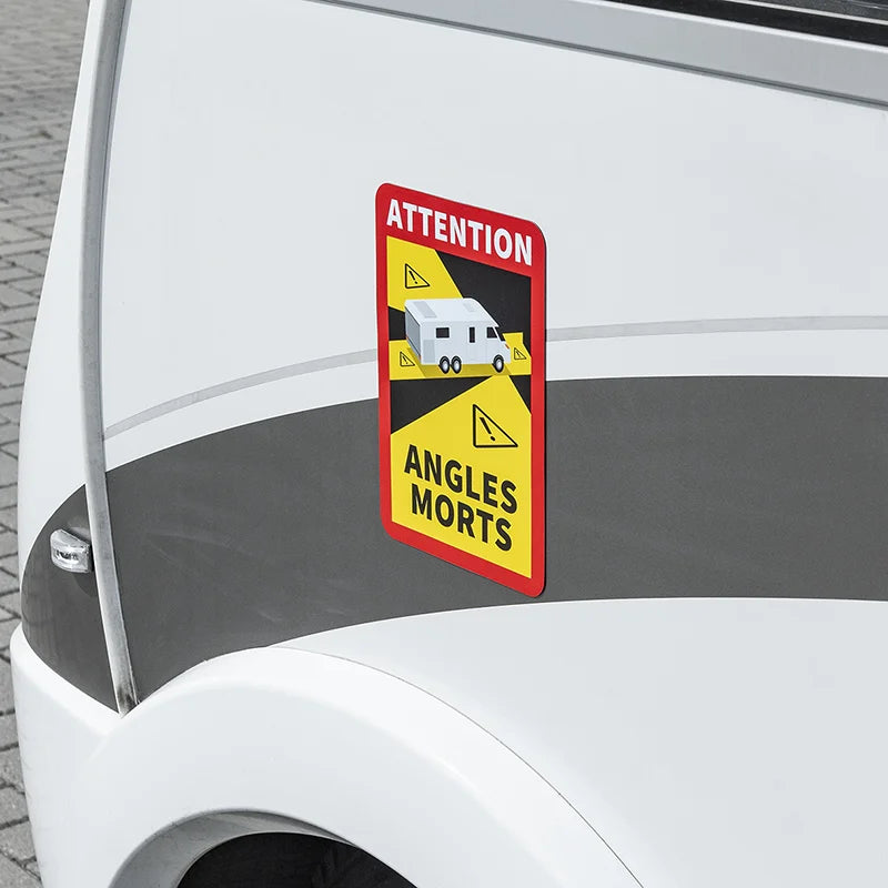 ProPlus Magneetsticker "Attention Angles Morts!" camper