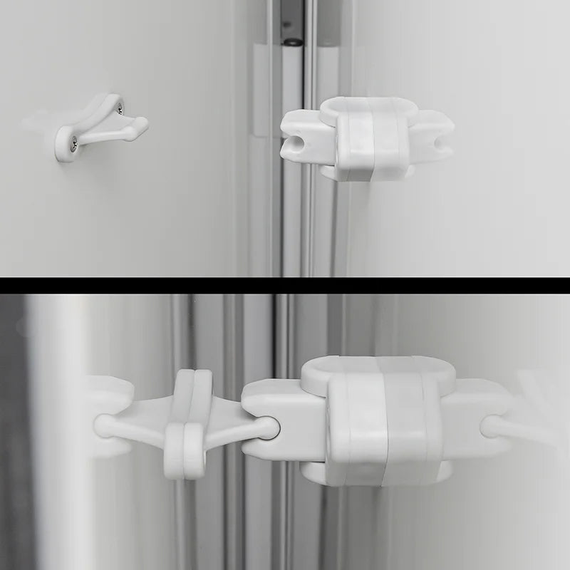 ProPlus Deurvanger grijs scharnierend voor caravan/camper