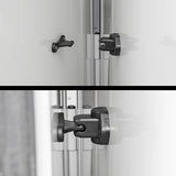 ProPlus Deurvanger scharnierend zwart 2-delig