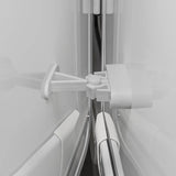 ProPlus Deurvanger met flexibele klem grijs 2-delig