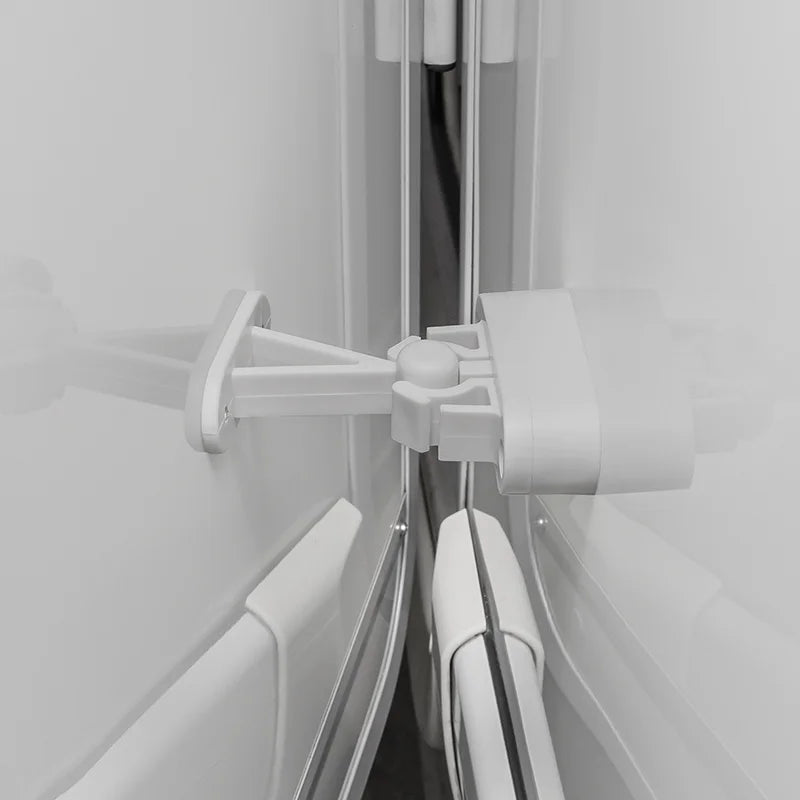 ProPlus Deurvanger met flexibele klem grijs 2-delig