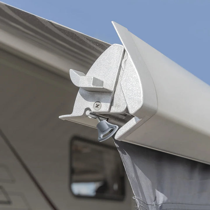 ProPlus Eindstop met kunststof knop voor tentrail 5-6mm - set van 2 stuks