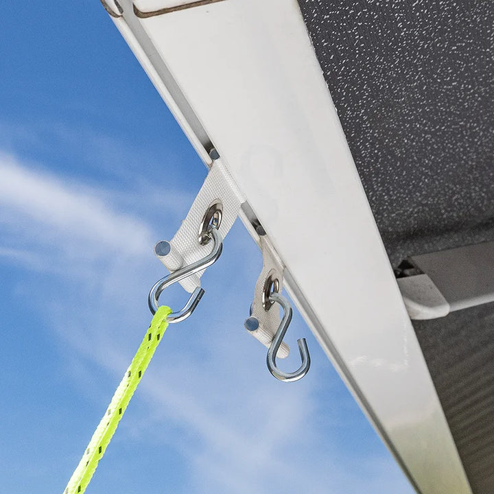 ProPlus Hanger met oog voor tentrail 5/6mm en 7/8mm - set van 6 stuks