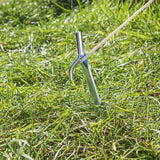 ProPlus Tentharing 25cm metaal met haak 6 stuks in polybag